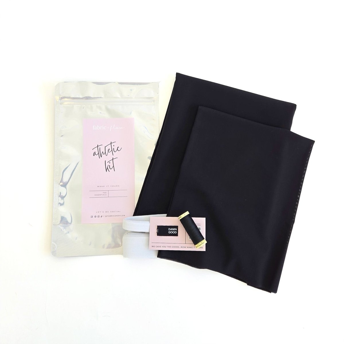 Athletic Kit | Onyx Black - Fabric + Flow Textile Co.