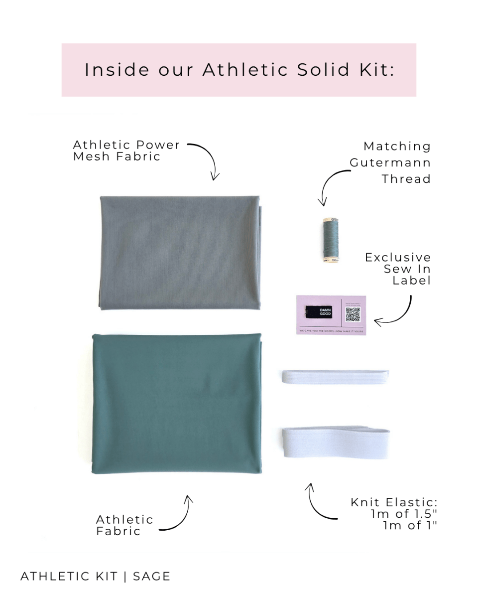 Athletic Kit | Sage - Fabric + Flow Textile Co.
