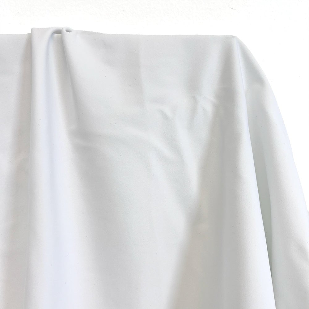 Athletic Knit Solid | Chalk White - Fabric + Flow Textile Co.