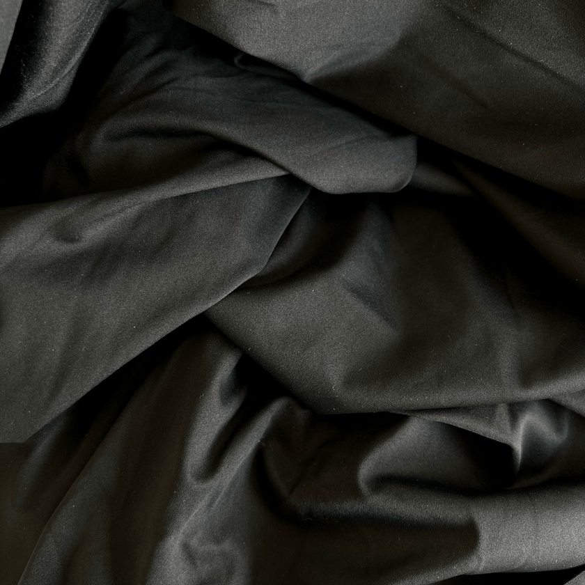 Athletic Knit Solid | Onyx - Fabric + Flow Textile Co.