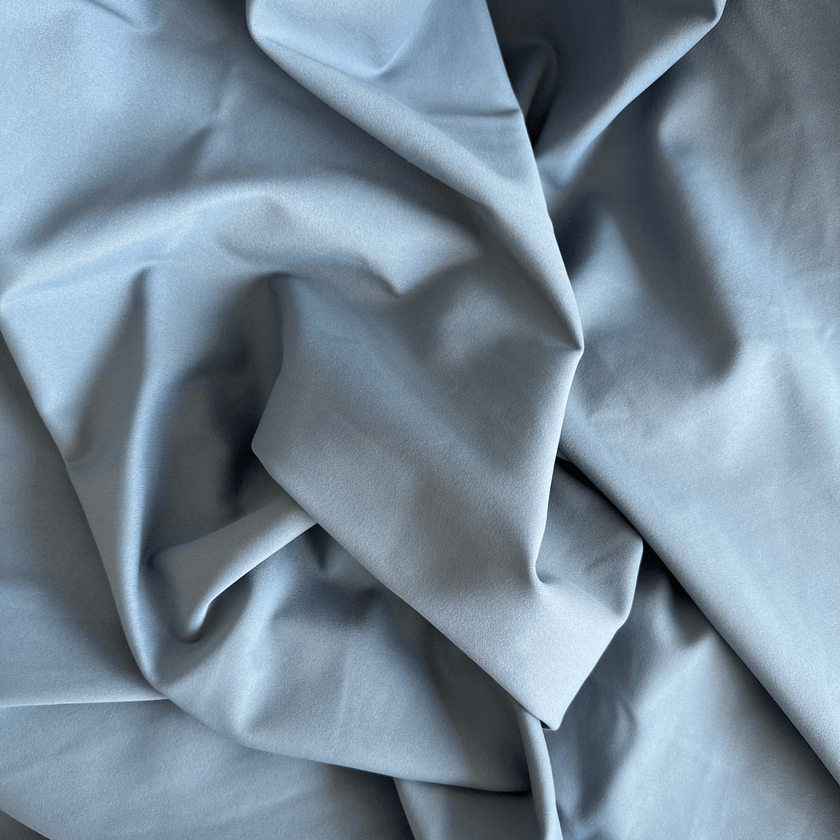 Athletic Knit Solid | Storm Blue - Fabric + Flow Textile Co.