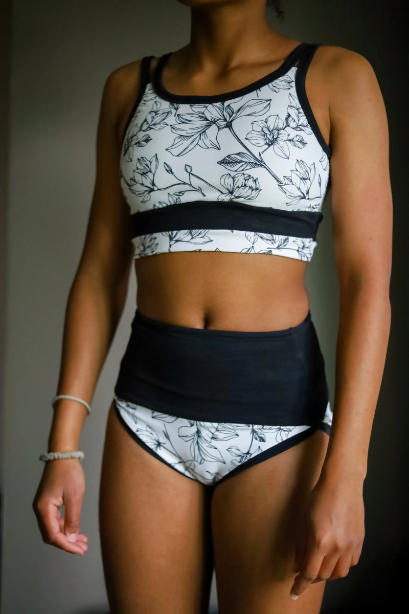 Athletic Print | Floral Silhouette - Fabric + Flow Textile Co.