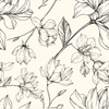 Athletic Print | Floral Silhouette - Fabric + Flow Textile Co.