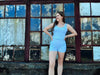 Athletic Print | Groovy - Blue - Fabric + Flow Textile Co.