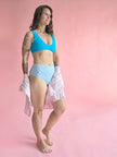 Athletic Print | Groovy - Blue - Fabric + Flow Textile Co.