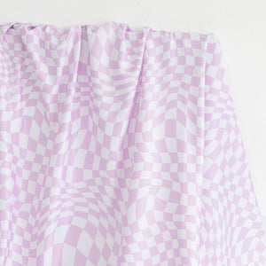 Athletic Print | Groovy - Lavender - Fabric + Flow Textile Co.