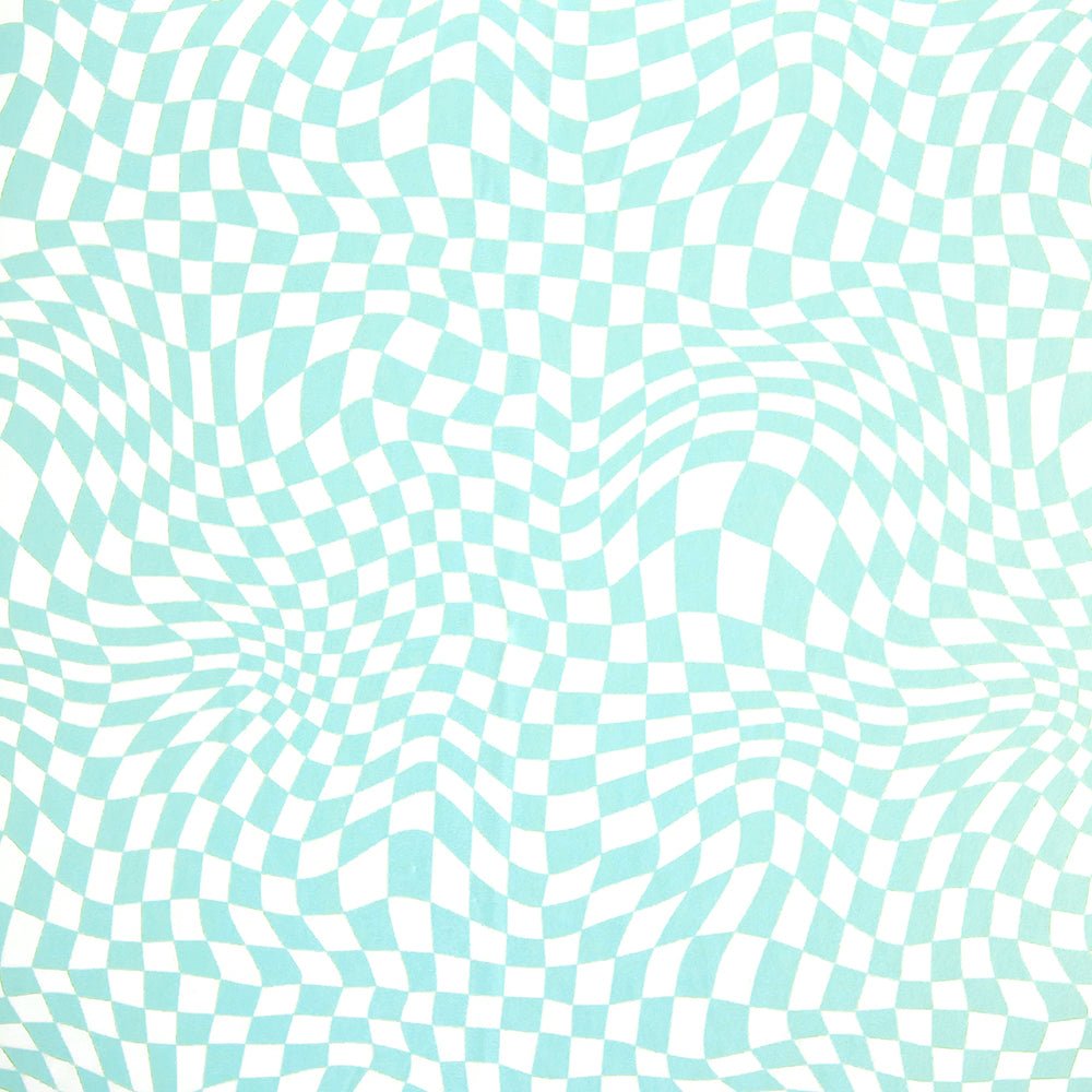 Athletic Print | Groovy - Mint - Fabric + Flow Textile Co.