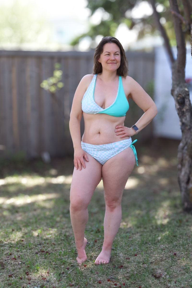 Athletic Print | Groovy - Mint - Fabric + Flow Textile Co.