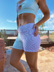 Athletic Print | Groovy - Mint - Fabric + Flow Textile Co.