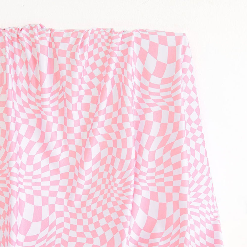 Athletic Print | Groovy - Pink - Fabric + Flow Textile Co.