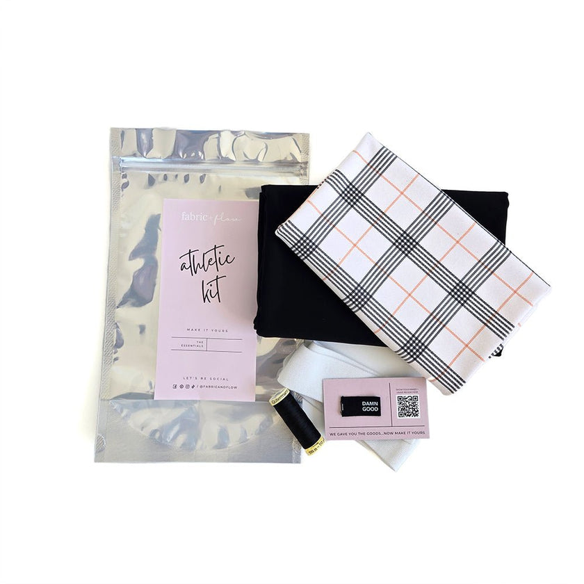 Athletic Print Kit | Burberry Look + Onyx - Fabric + Flow Textile Co.