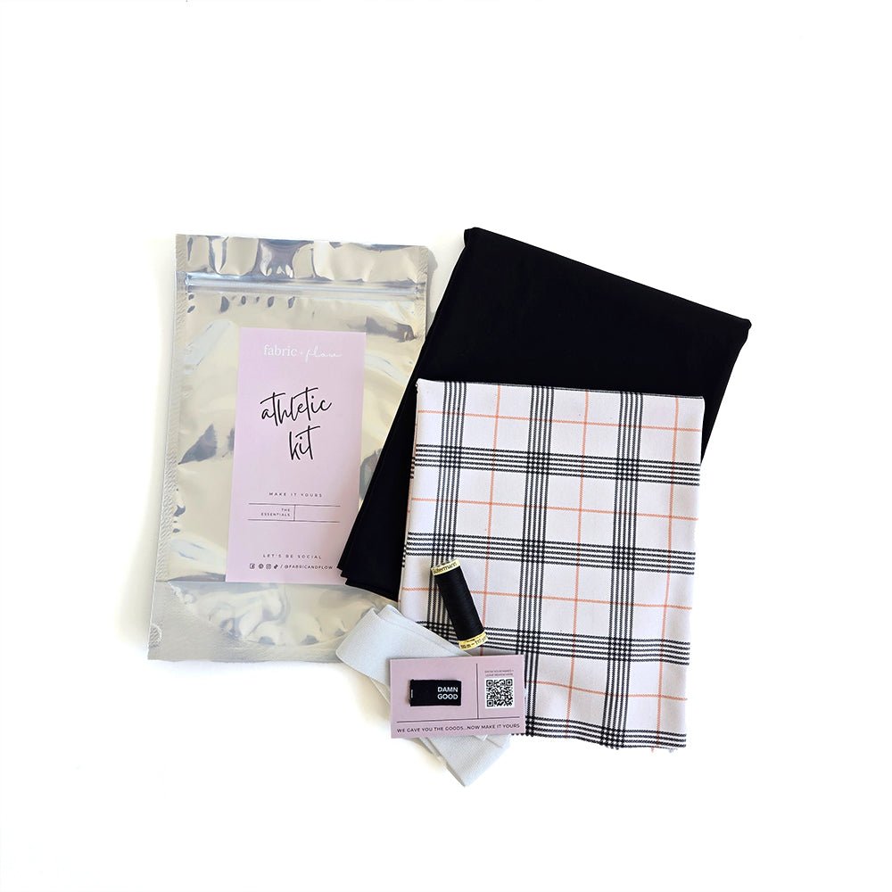 Athletic Print Kit | Burberry Look + Onyx - Fabric + Flow Textile Co.