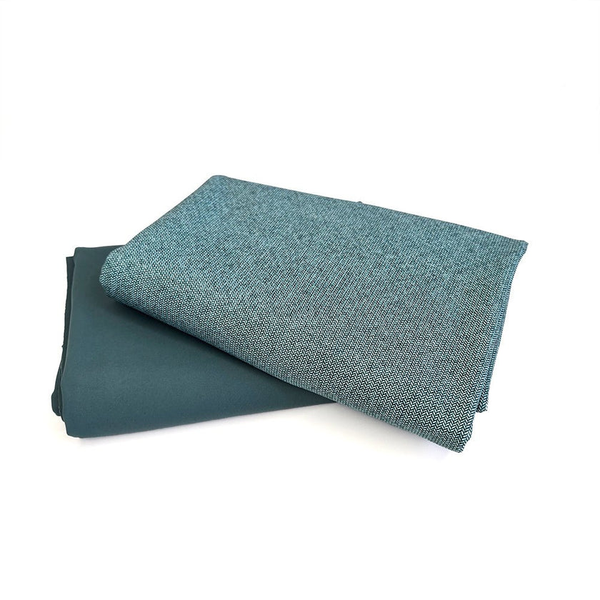 Athletic Print Kit | Cactus Herringbone + Cactus - Fabric + Flow Textile Co.