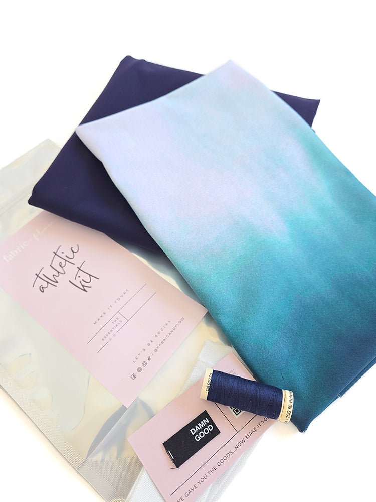 Athletic Print Kit | Deep Ocean + Midnight - Fabric + Flow Textile Co.