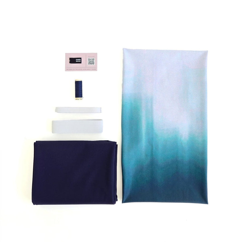 Athletic Print Kit | Deep Ocean + Midnight - Fabric + Flow Textile Co.