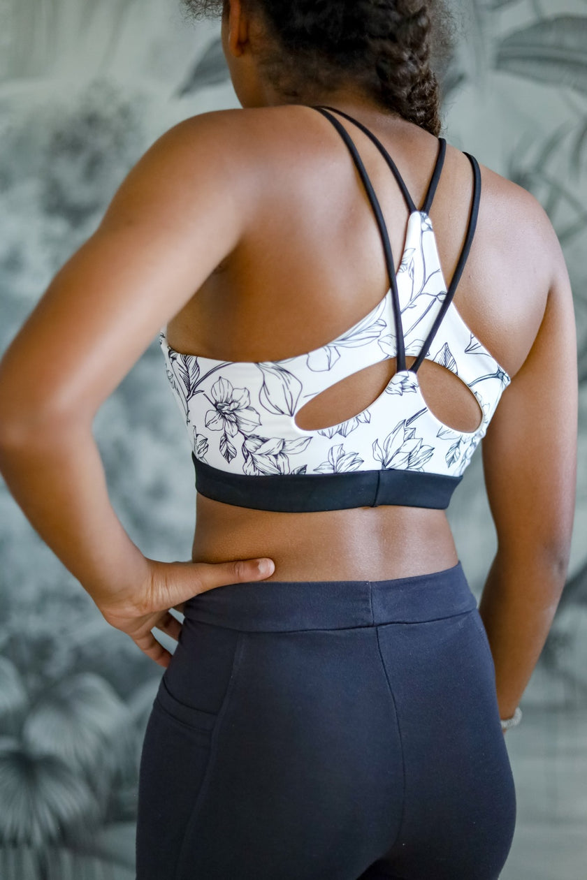 Athletic Print Kit | Floral Silhouette + Onyx Black - Fabric + Flow Textile Co.