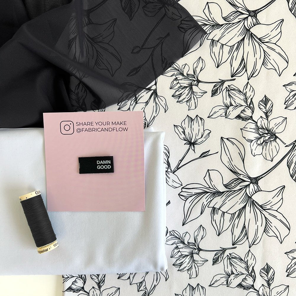 Athletic Print Kit | Floral Silhouettes - Fabric + Flow Textile Co.