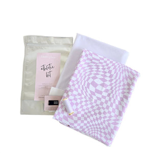 Athletic Print Kit | Groovy Lavender + Chalk White - Fabric + Flow Textile Co.