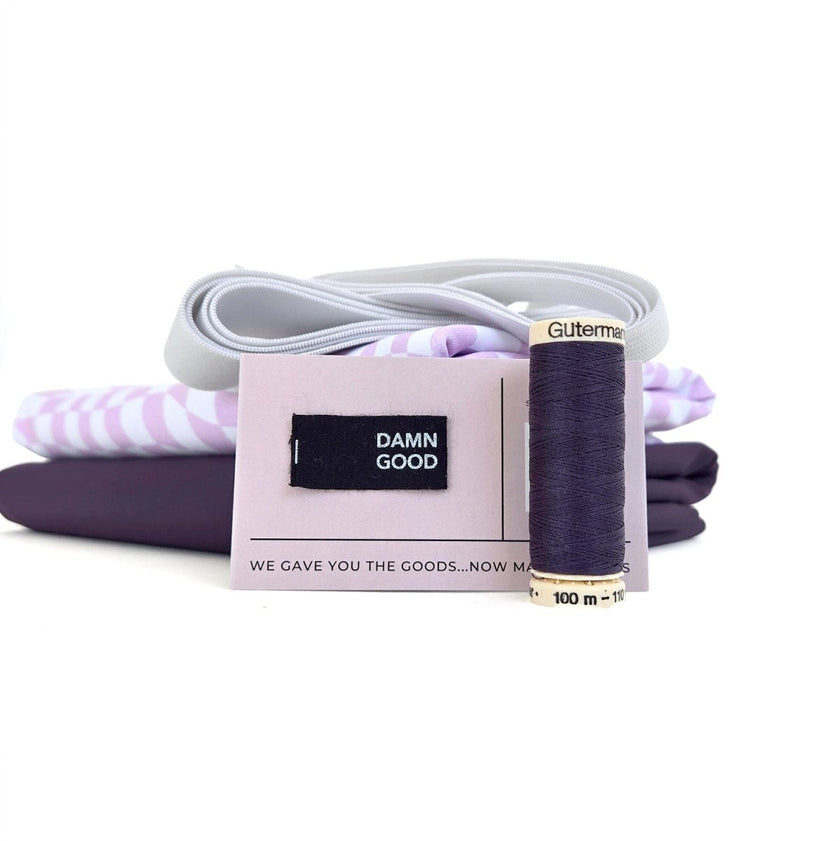 Athletic Print Kit | Groovy Lavender + Eggplant - Fabric + Flow Textile Co.