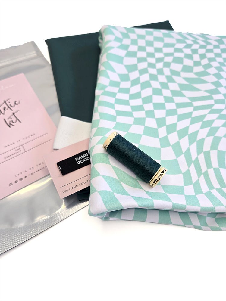 Athletic Print Kit | Groovy Mint + Cactus - Fabric + Flow Textile Co.