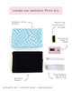 Athletic Print Kit | Groovy Mint + Cactus - Fabric + Flow Textile Co.