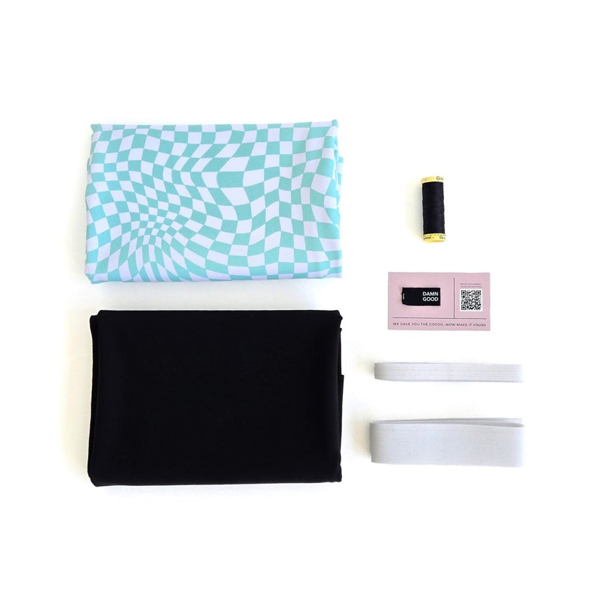 Athletic Print Kit | Groovy Mint + Onyx - Fabric + Flow – Fabric + Flow ...