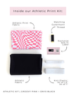 Athletic Print Kit | Groovy Pink + Onyx - Fabric + Flow Textile Co.