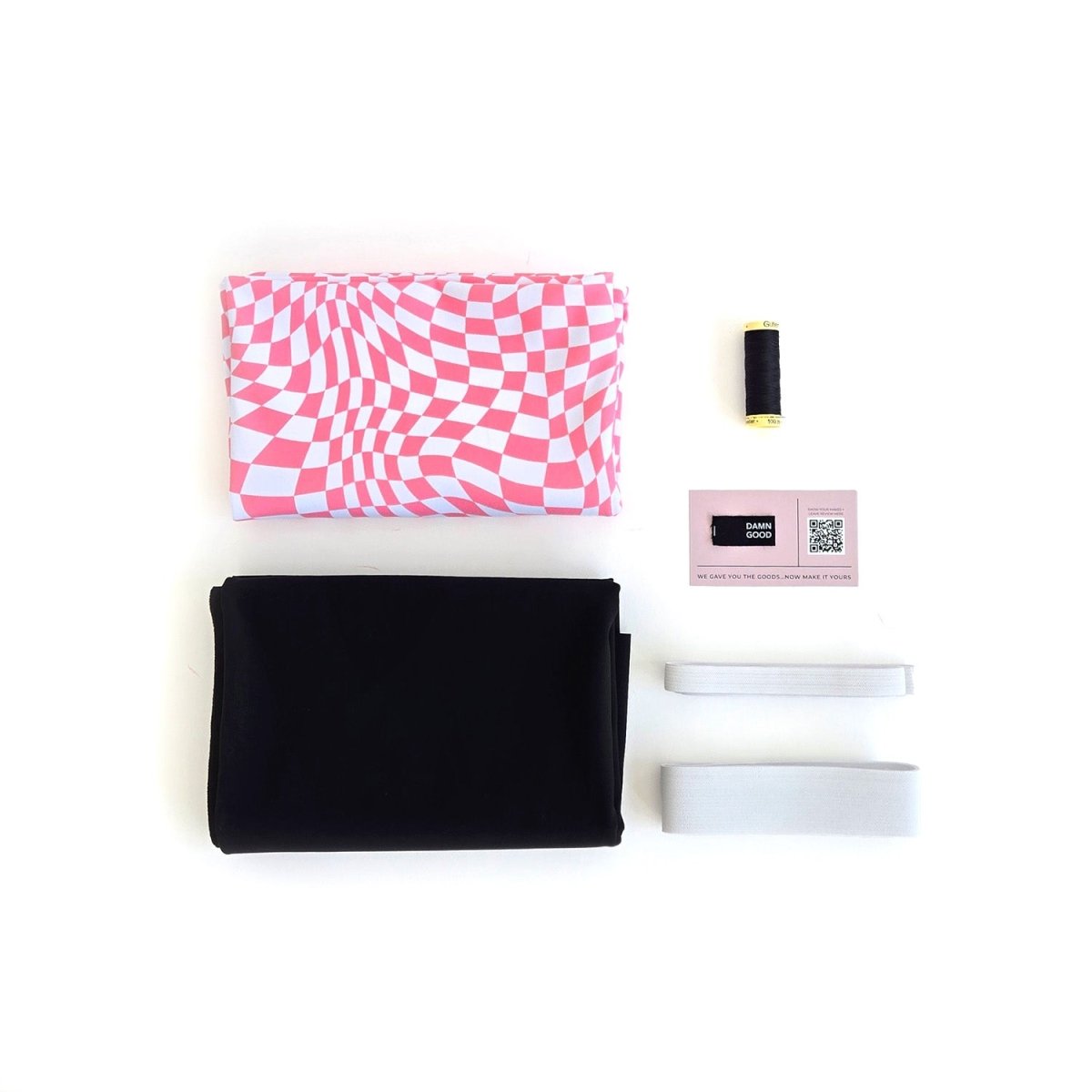 Athletic Print Kit | Groovy Pink + Onyx - Fabric + Flow Textile Co.