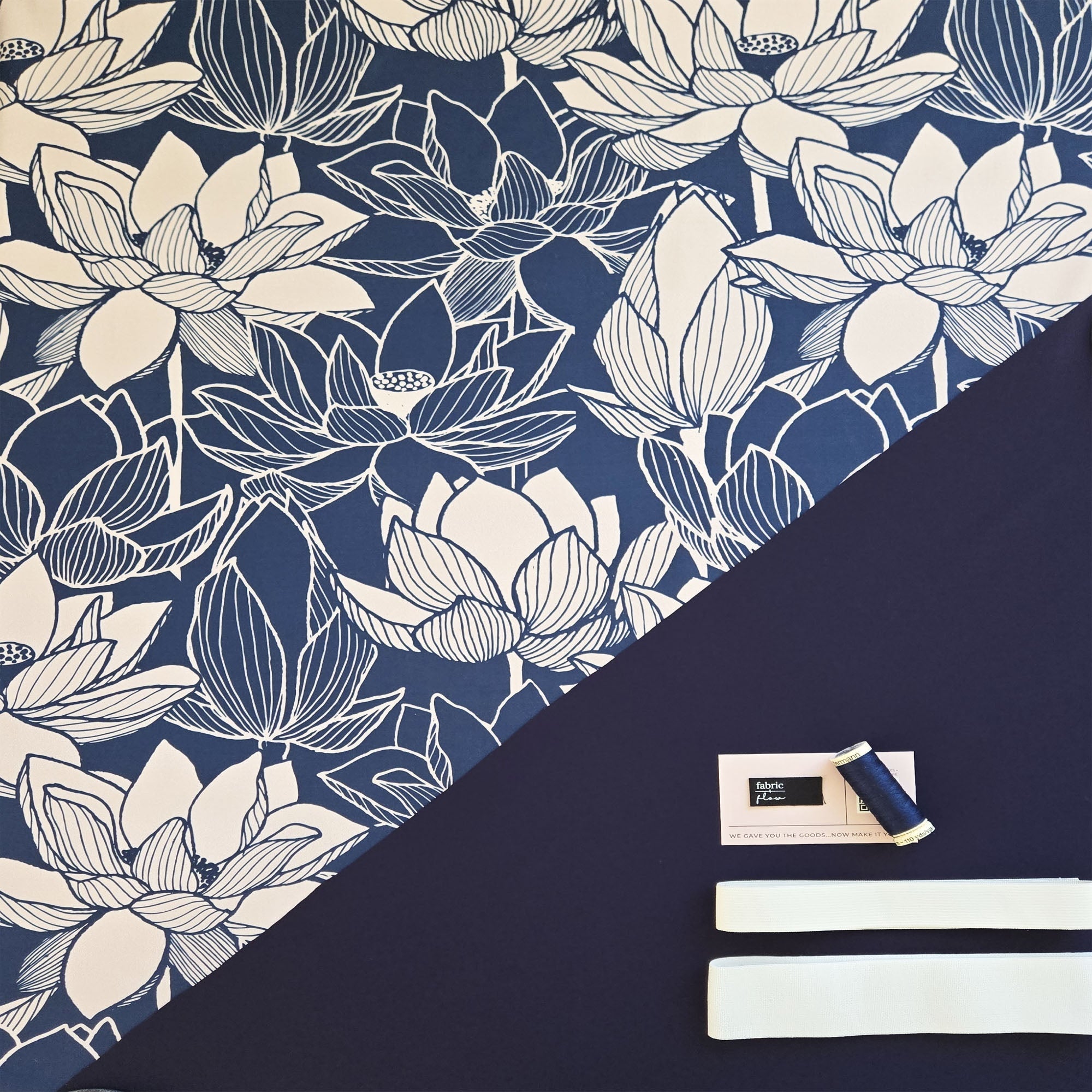 Athletic Print Kit | Lotus + Midnight - Fabric + Flow Textile Co.