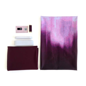 Athletic Print Kit | Mulberry Spritz + Bordeaux - Fabric + Flow Textile Co.