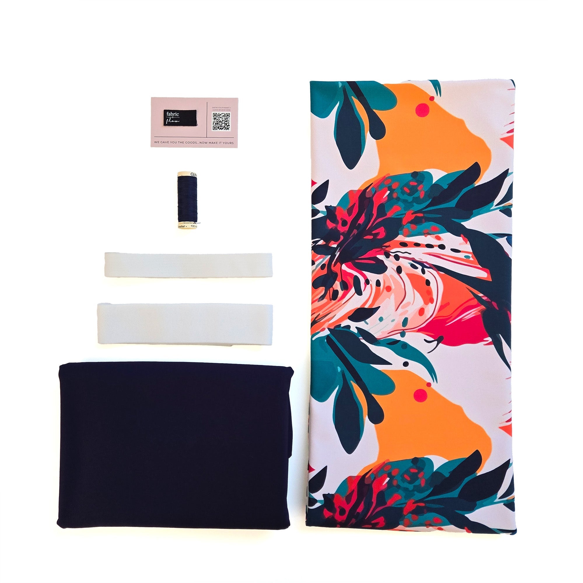 Athletic Print Kit | Tropical Hurricane + Midnight - Fabric + Flow Textile Co.