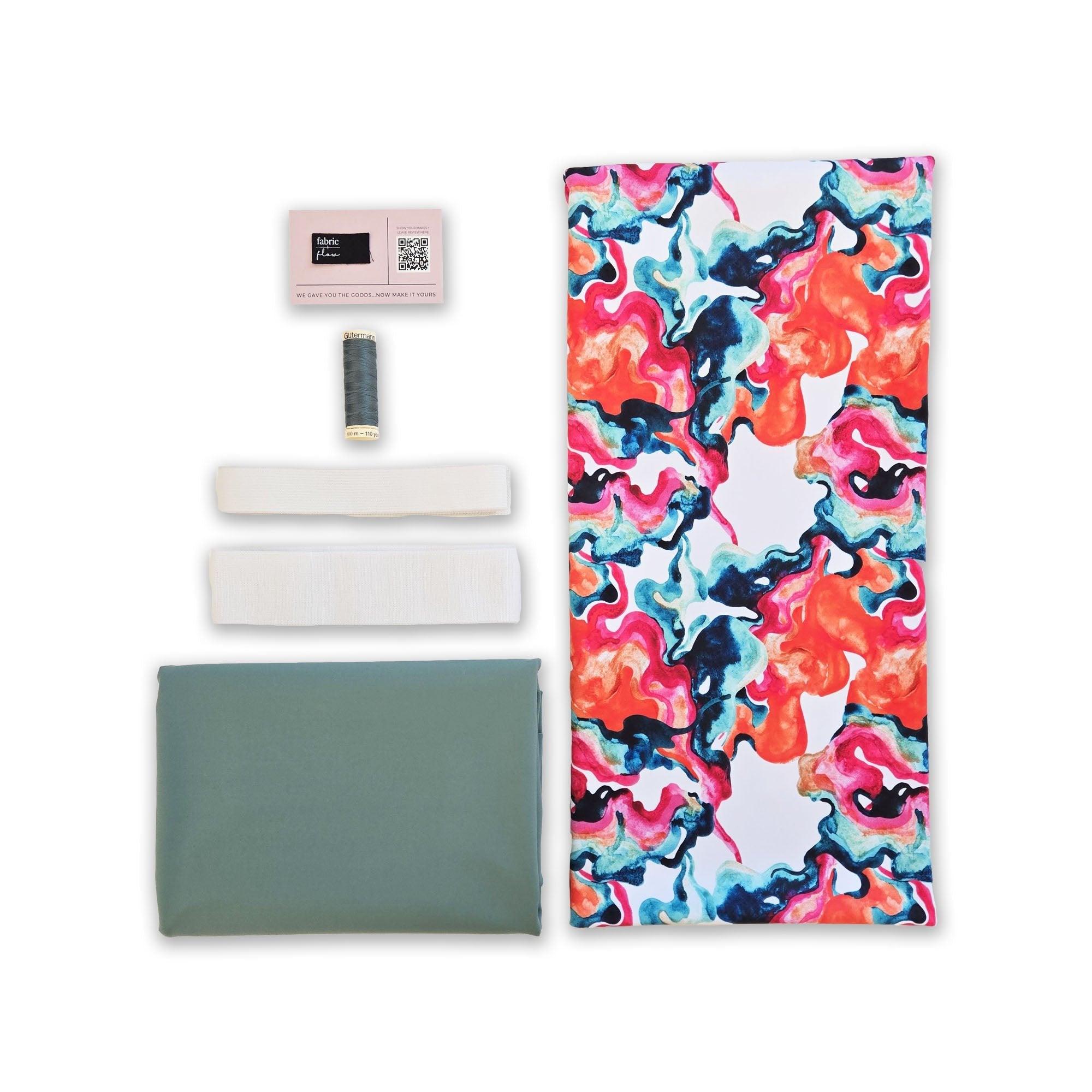 Athletic Print Kit | Watercolour Swirls + Sage