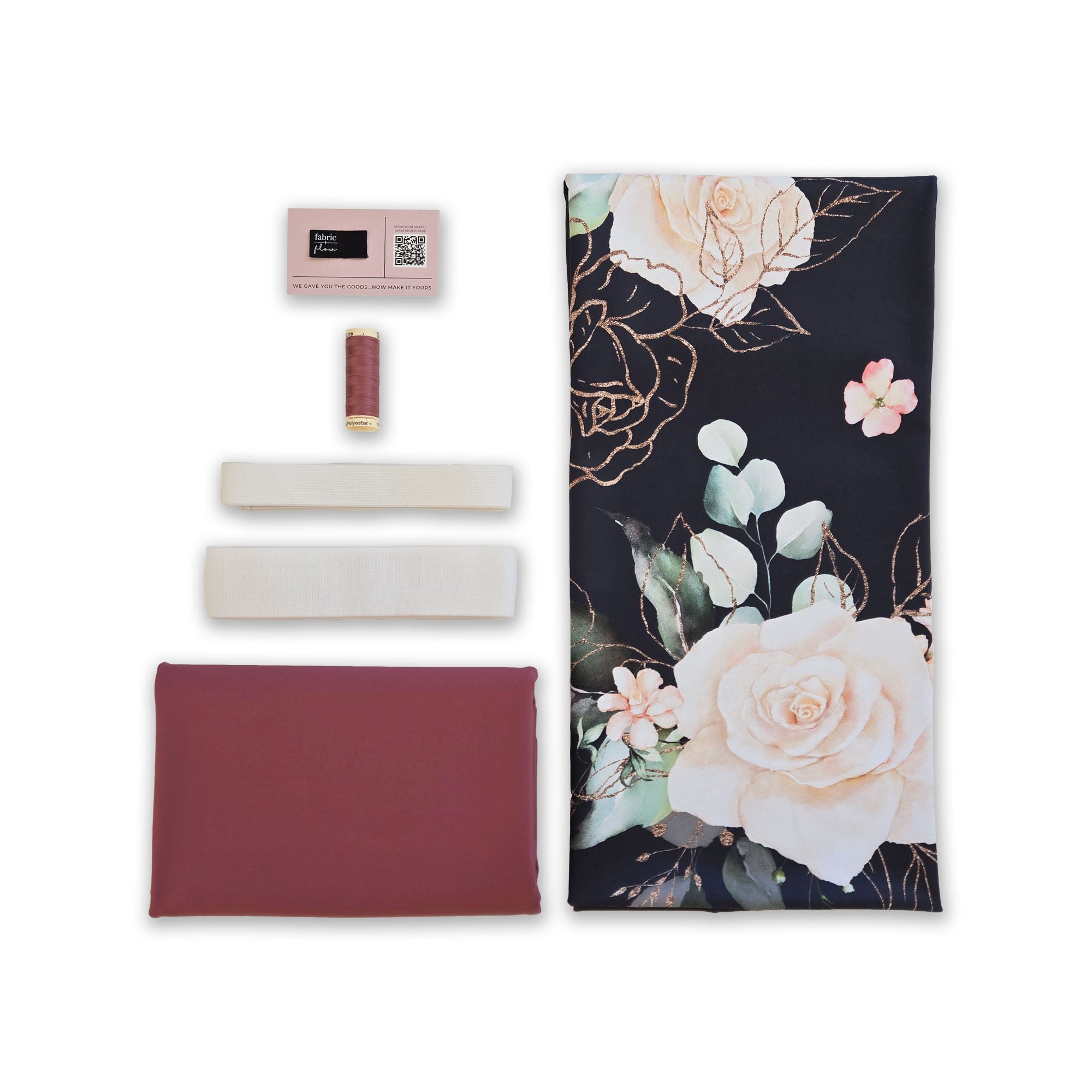 Athletic Print Kit | Winter Botanical + Guava - Fabric + Flow Textile Co.