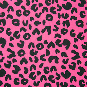 Athletic Print | Pink Cheetah - Fabric + Flow Textile Co.