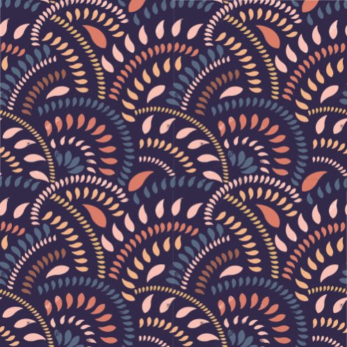 Athletic Print | Purple Rain - Fabric + Flow Textile Co.