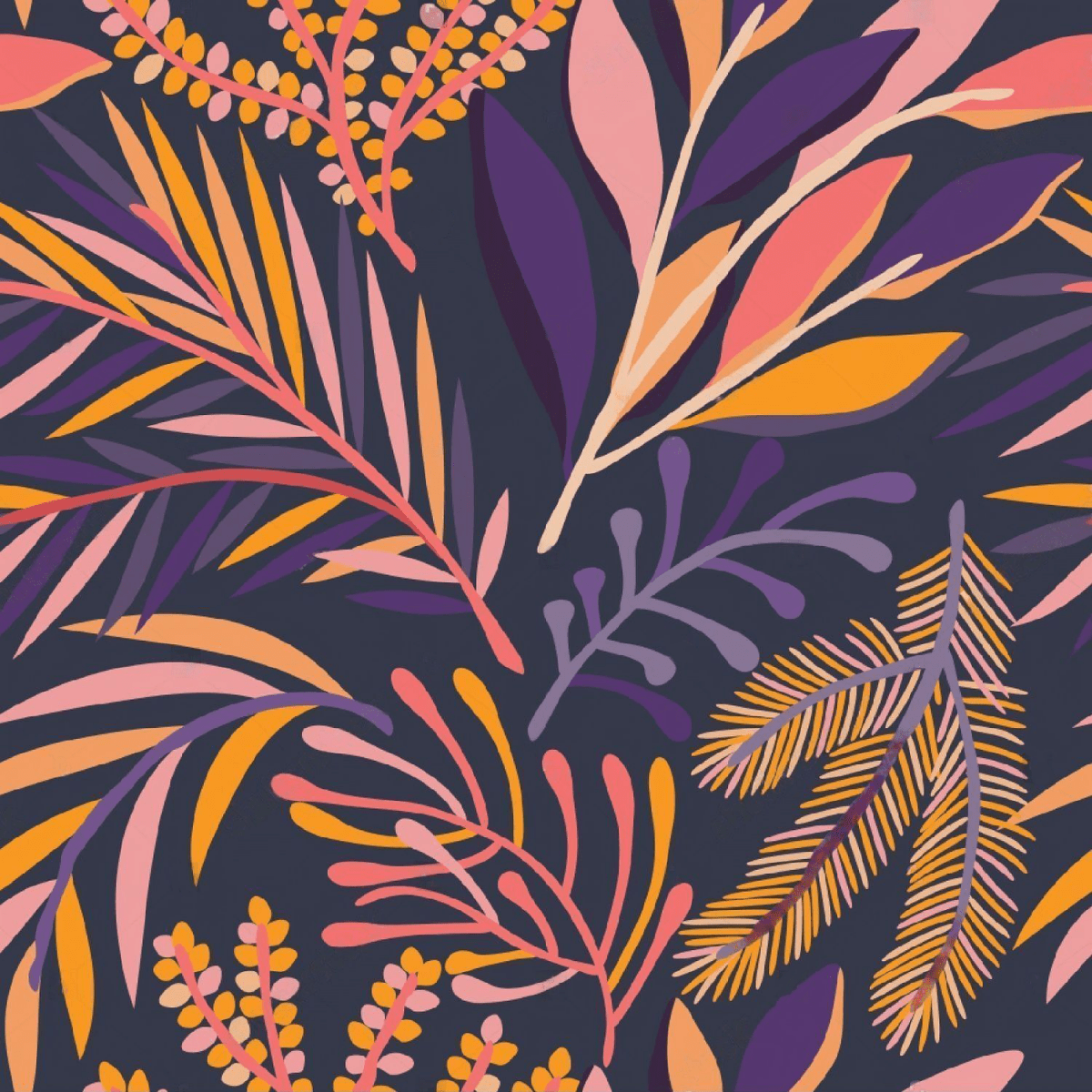 Athletic Print | Royal Botanical - Fabric + Flow Textile Co.