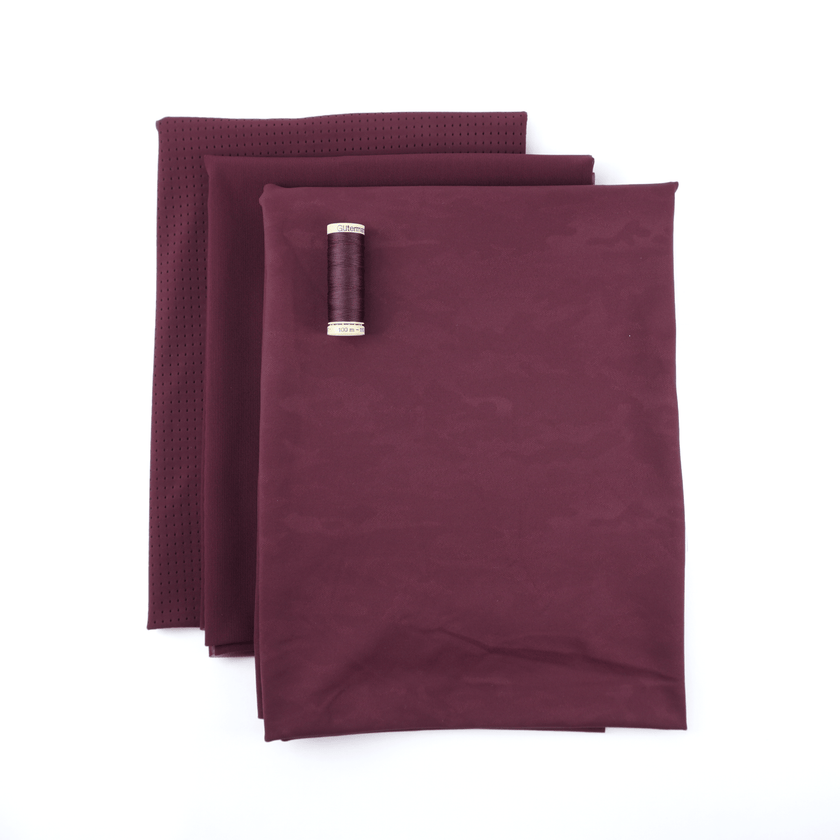 Athletic Studio CoreFlex Kit | Bordeaux Shadow - Fabric + Flow Textile Co.