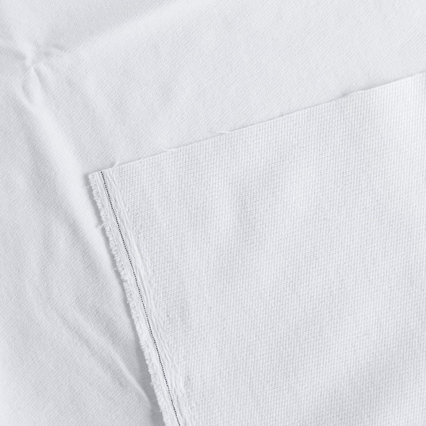 Athletic Woven | Chalk White - Fabric + Flow Textile Co.