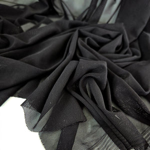 Boardshort Mesh Lining | Black - Fabric + Flow Textile Co.