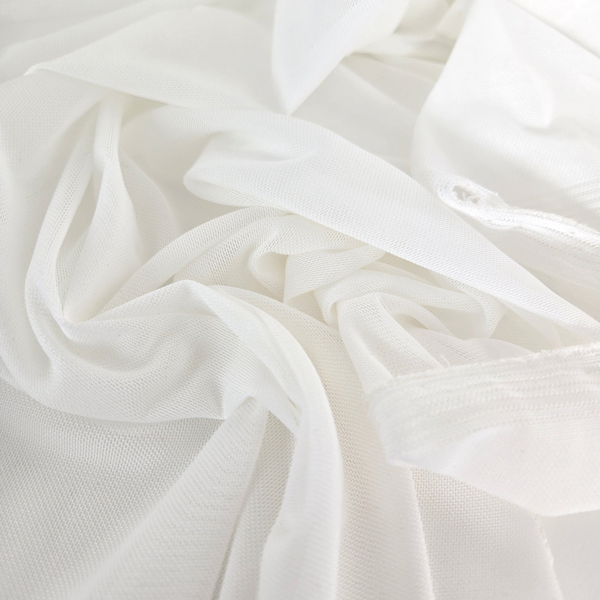 Boardshort Mesh Lining | White - Fabric + Flow Textile Co.