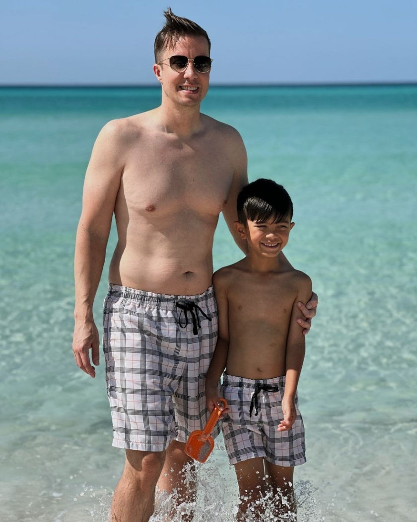 Boardshort Swim | Burberry Look - Fabric + Flow Textile Co.