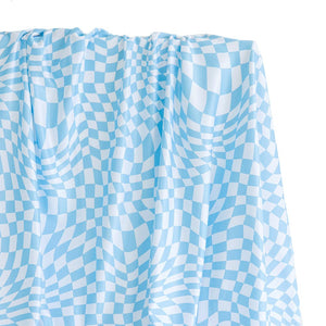 Boardshort Swim Print | Groovy Blue - Fabric + Flow Textile Co.