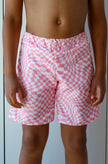 Boardshort Swim Print | Groovy Mint - Fabric + Flow Textile Co.