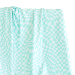Boardshort Swim Print | Groovy Mint - Fabric + Flow Textile Co.