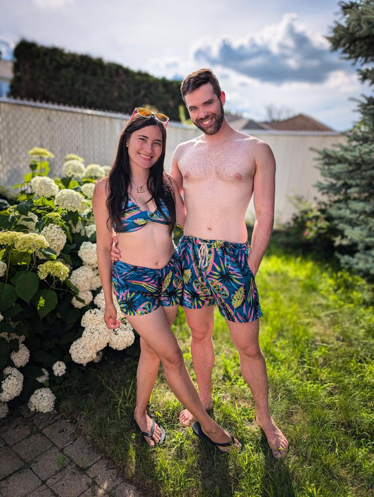 Boardshort Swim Print | Island Shock - Fabric + Flow Textile Co.