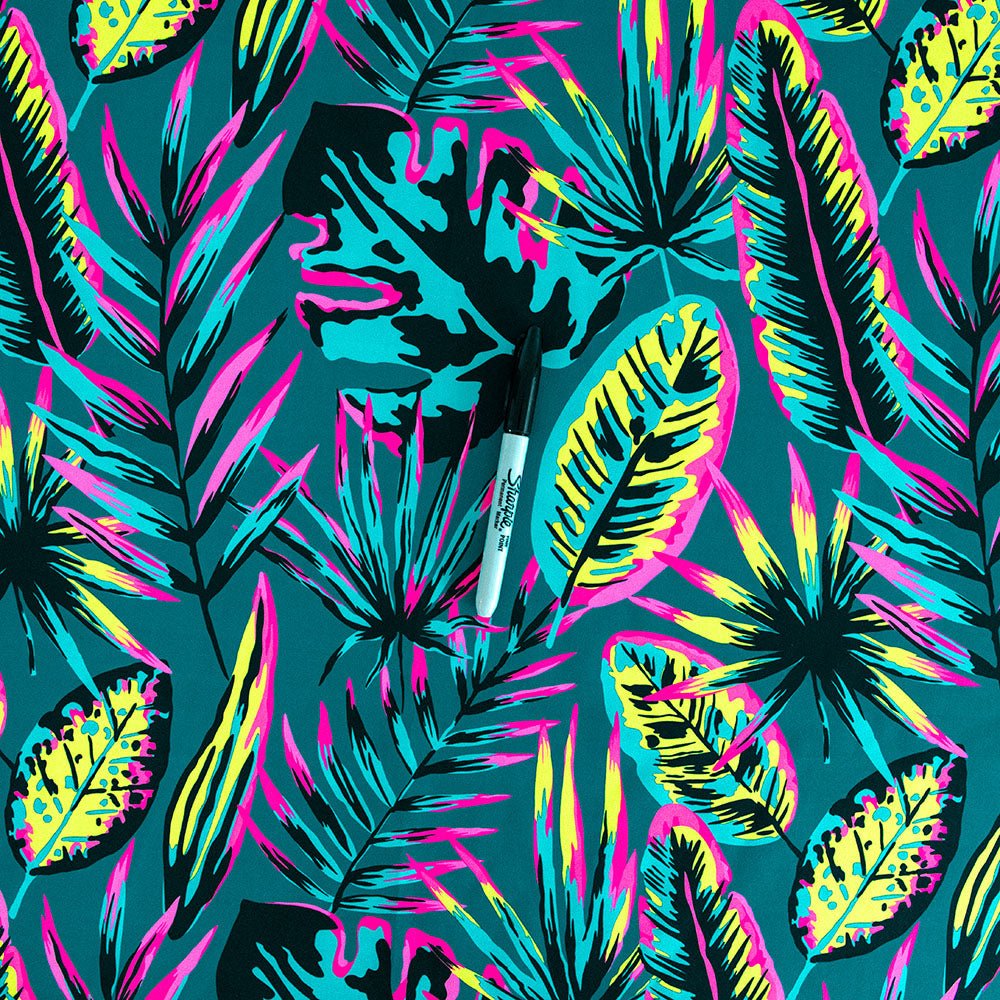 Boardshort Swim Print | Island Shock - Fabric + Flow Textile Co.