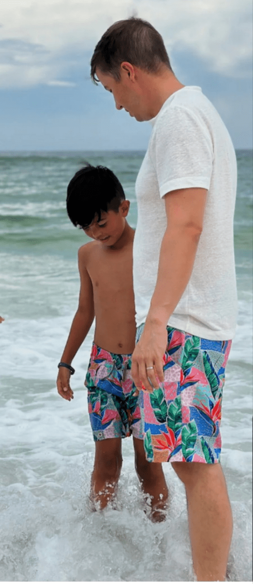 Boardshort Swim Print | Paradise City - Fabric + Flow Textile Co.