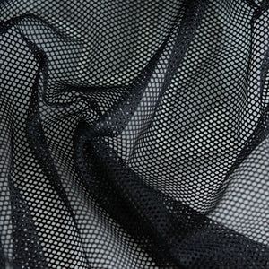 Bold Mesh | Black - Fabric + Flow Textile Co.