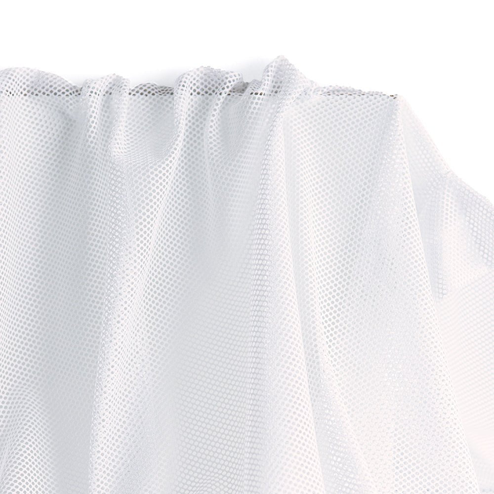 Bold Mesh | White - Fabric + Flow Textile Co.
