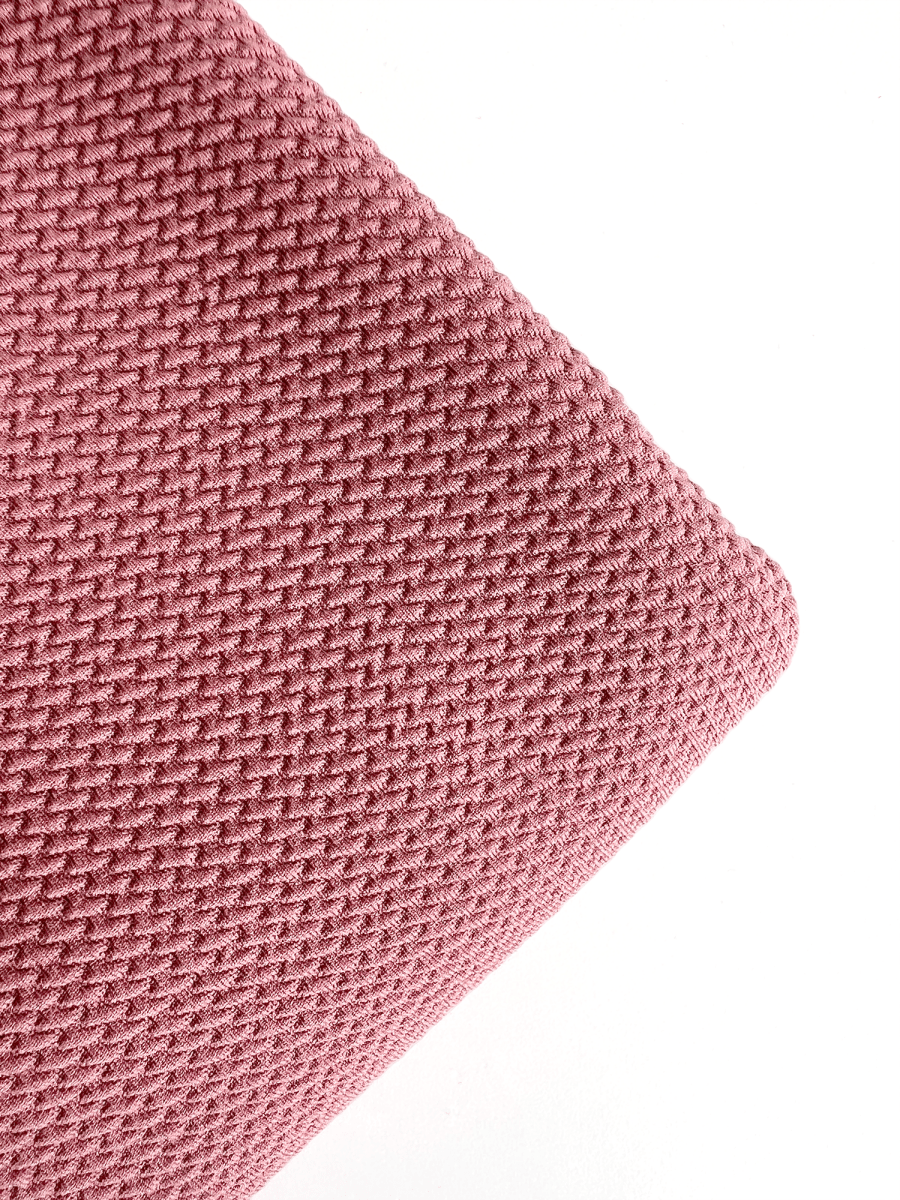 Bullet (Pique) Knit | Rose - Fabric + Flow Textile Co.